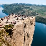 Spadł z klifu na oczach turystów. Tragiczny wypadek na Preikestolen