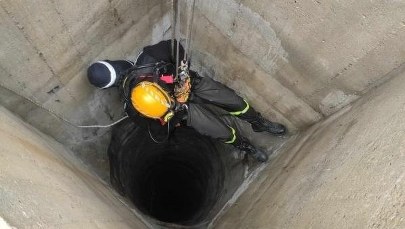 Spadła 30 metrów w głąb studni. Strażacy uratowali kozę 