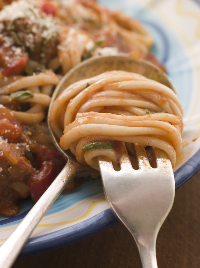 Spaghetti z mięsem /© Photogenica