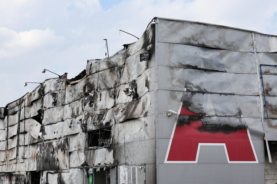 Spalone centrum handlowe Marywilska 44 /Paweł Supernak /PAP