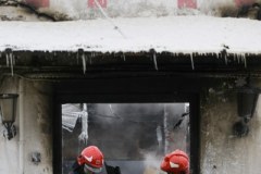 Spalony magazyn meblowy w Rembertowie