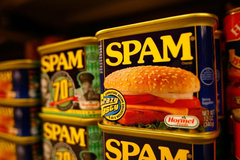 SPAM, czyli konserwa mięsna, stała się symbolem niechcianej poczty /AFP