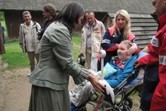 Sparaliżowany chłopiec zobaczył skansen