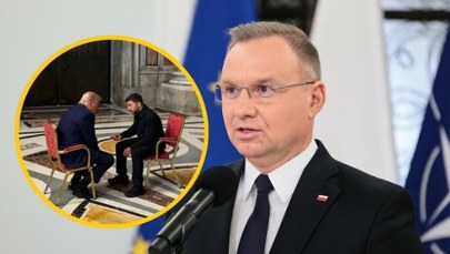 "Specyficzny duch w bazylice". Duda o spotkaniu Zełenskiego z Trumpem 