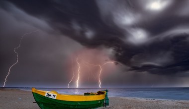 Spektakularna burza nad Bałtykiem