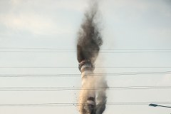 Spektakularna eksplozja w Łodzi