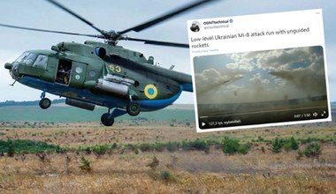 Spektakularny lot ukraińskiego Mi-8 tuż nad ziemią. Jest nagranie