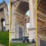 znicz olimpijski Spektakularny pokaz multimedialny znicza olimpijskiego w Mediolanie