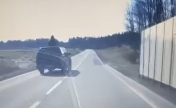 Spektakularny pościg w Miastku: Kierowca-noga w akcji [FILM]