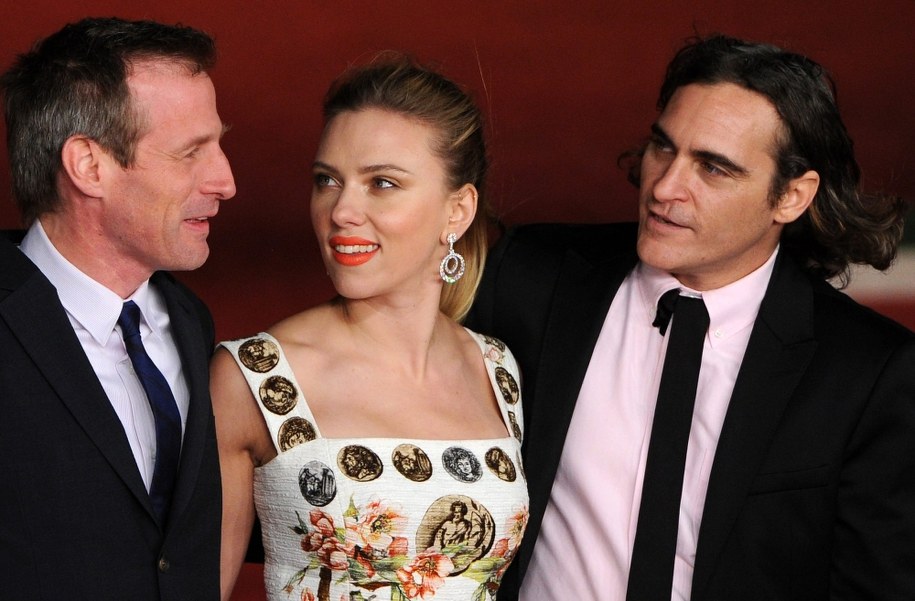 Spike Jonze, Joaquin Phoenix i Scarlett Johansson /Vandeville Eric    /PAP/EPA