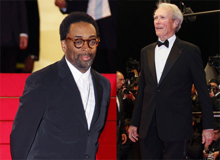 Spike Lee i Clint Eastwood na czerwonym dywanie w Cannes /AFP