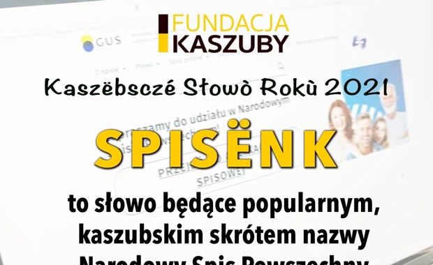 ​Spisënk - Kaszubskim Słowem Roku 2021 