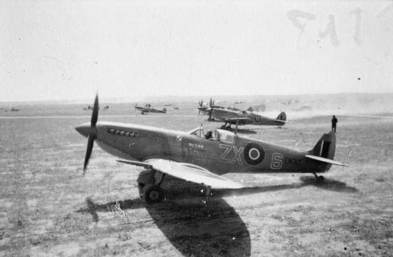 Spitfire Mk. IX należący do eskadry C 145 Dywizjonu /Wikimedia Commons /INTERIA.PL/materiały prasowe