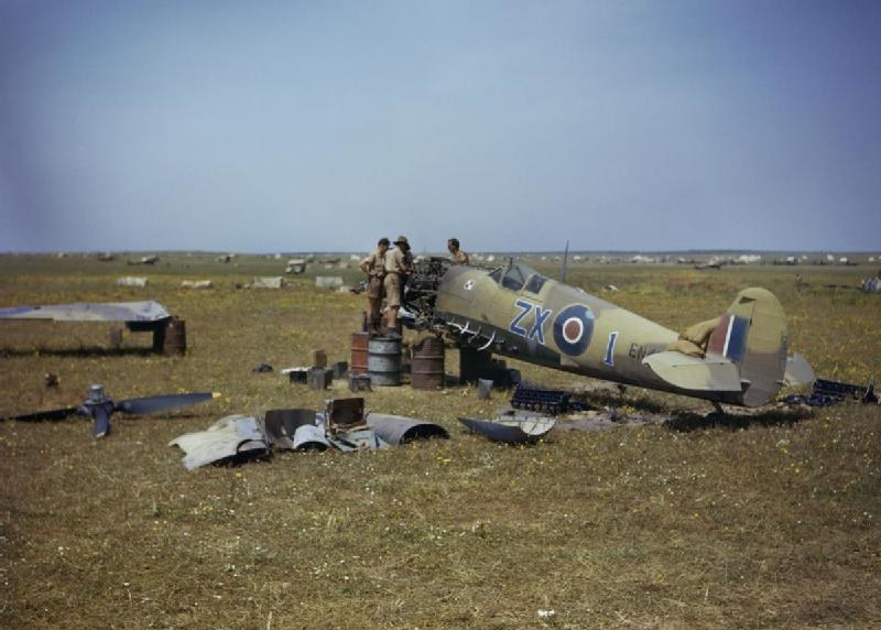 Spitfire, na którym Eugeniusz Horbaczewski zestrzelił Me-109, a później awaryjnie lądował w Gabes /Wikimedia Commons /INTERIA.PL/materiały prasowe