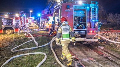 Spłonął budynek dawnego pensjonatu. Straty są ogromne