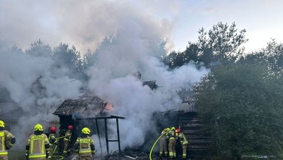 Spłonął drewniany dom. W środku zwłoki mężczyzny