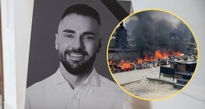 Spłonął grób Łukasza Litewki w Sosnowcu. Straż pożarna podała przyczynę 