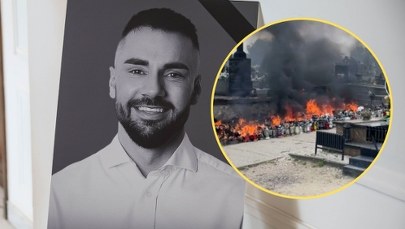 Spłonął grób Łukasza Litewki w Sosnowcu. Straż pożarna podała przyczynę 