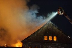 Spłonął zabytkowy młyn w Tarnowie