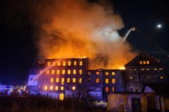 Spłonął zabytkowy młyn w Tarnowie