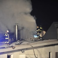 Pożar fabryki rajstop
