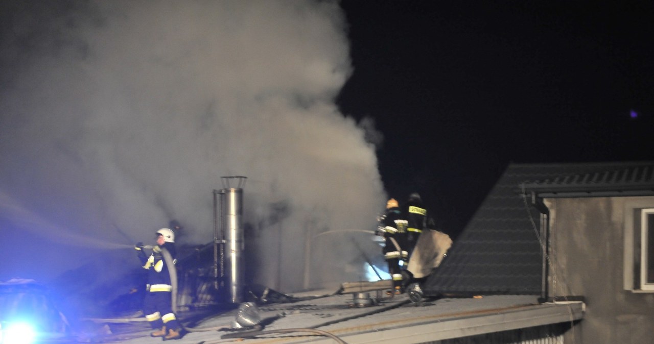 Spłonęła fabryka rajstop w Malanowie koło Konstantynowa Łódzkiego