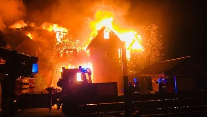 Spłonęła Tatarska Jurta w Kruszynianach. "Trudno uwierzyć w to, co się stało"