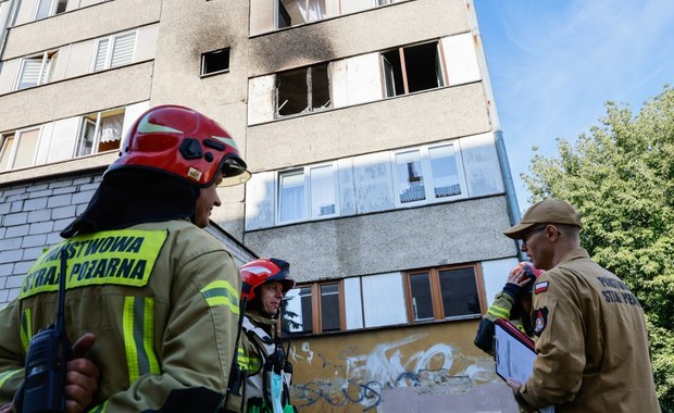 ​Spłonęło mieszkanie w bloku. Jedna osoba nie żyje