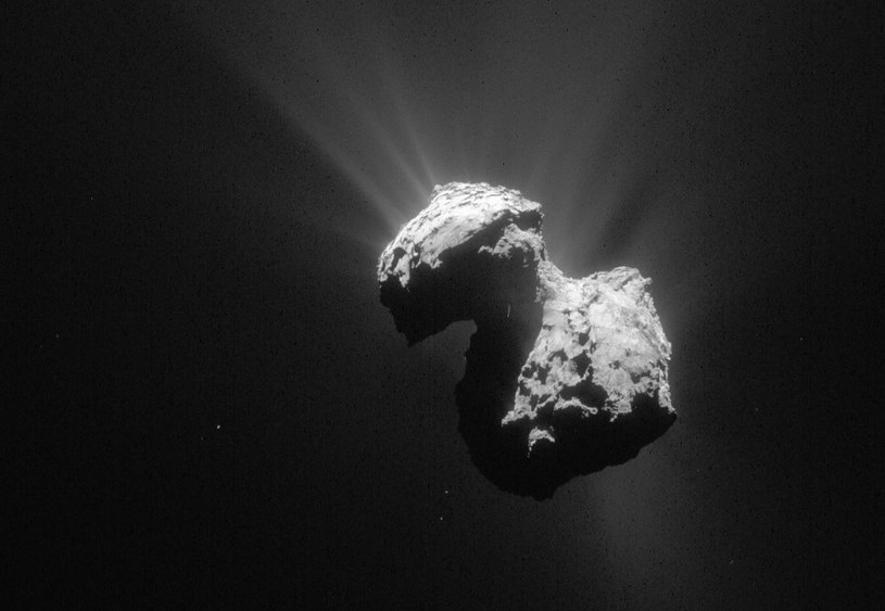 Spojrzenie na kometę 67P z 5 lipca 2015 roku /materiały prasowe