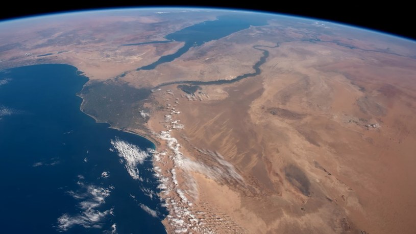 Spojrzenie na rzekę Nil z kosmosu. /materiały prasowe