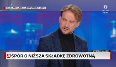 Spór o niższą składkę zdrowotną. Fragment "Debaty dnia"