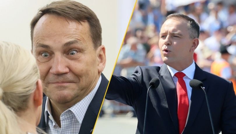 Spór o polską dyplomację. Prezydent Nawrocki i minister Sikorski gotowi do rozmów? /Wojciech Olkusnik/East News  /East News