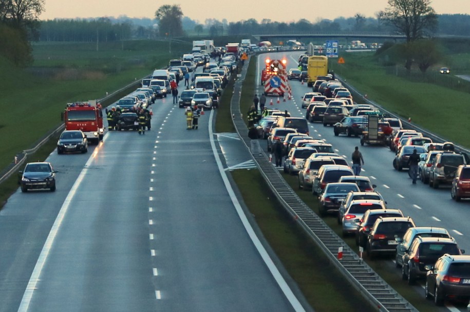 Spore korki na A2 w Wielkopolsce po kilku wypadkach /Gorąca Linia RMF FM /Gorąca Linia RMF FM