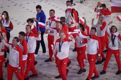 Sportowcy, muzycy i tancerze na ceremonii zamknięcia III Igrzysk Europejskich