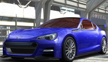 Sportowe subaru BRZ z napędem na tył