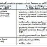 Sporządzenie sprawozdania finansowego za 2019 r. w wersji elektronicznej
