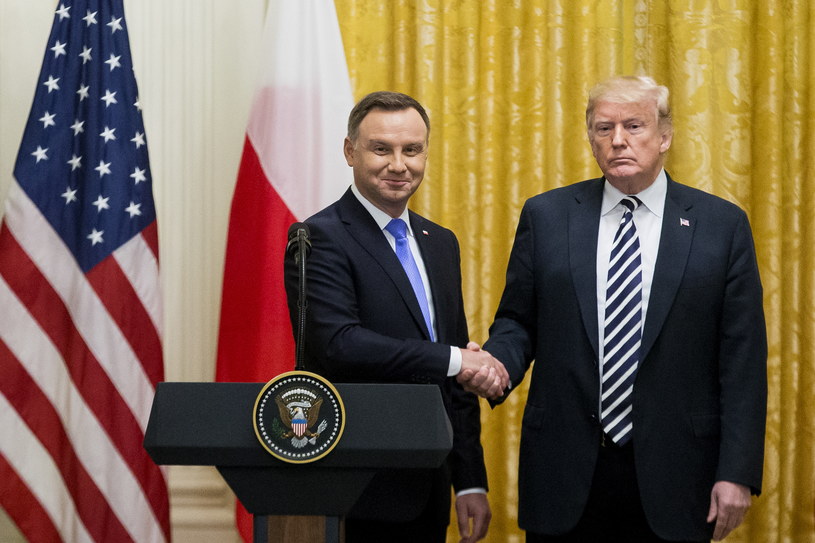 Spotaknie prezydentów Polski i USA /MICHAEL REYNOLDS    /PAP/EPA
