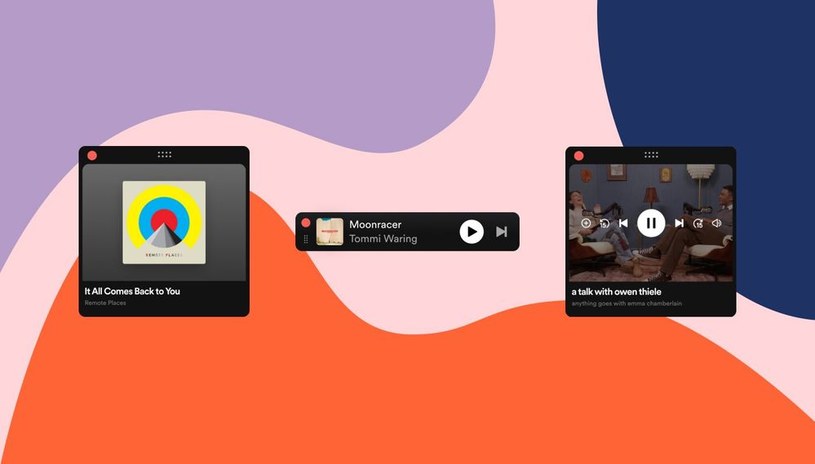 Spotify na desktopy po latach otrzymuje miniodtwarzacz. /Spotify /materiały prasowe