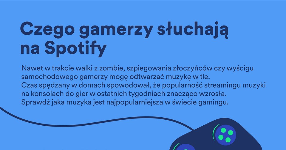 Spotify prezentuje zestawienie muzycznych trendów na konsolach /materiały prasowe