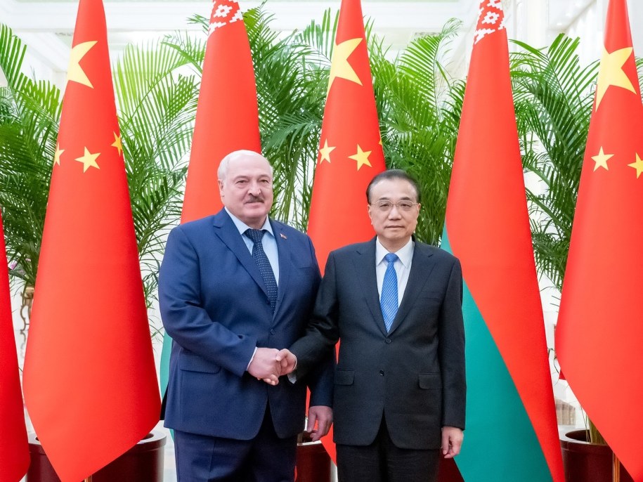 Spotkanie Alaksandra Łukaszenki i Xi Jinpinga /XINHUA / Zhai Jianlan /PAP/EPA