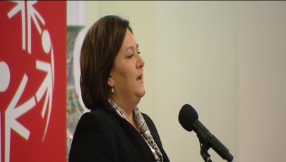 Spotkanie Anny Komorowskiej z niepełnosprawnymi sportowcami