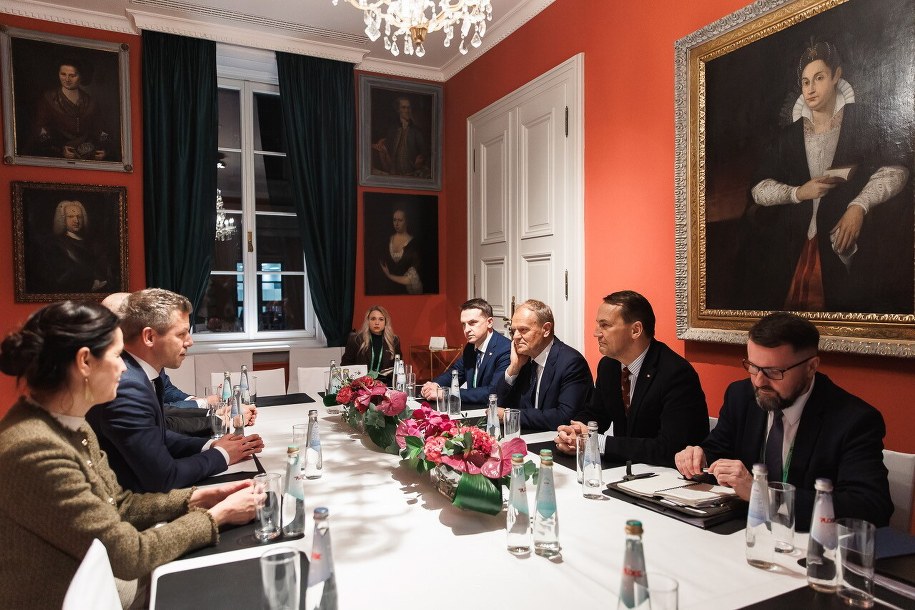 Spotkanie Donalda Tuska i Petera Magyara w Monachium /KPRM /PAP