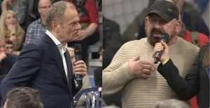 Spotkanie Donalda Tuska w Bytomiu zakłócone. "Nikt nie zamknie mi ust"