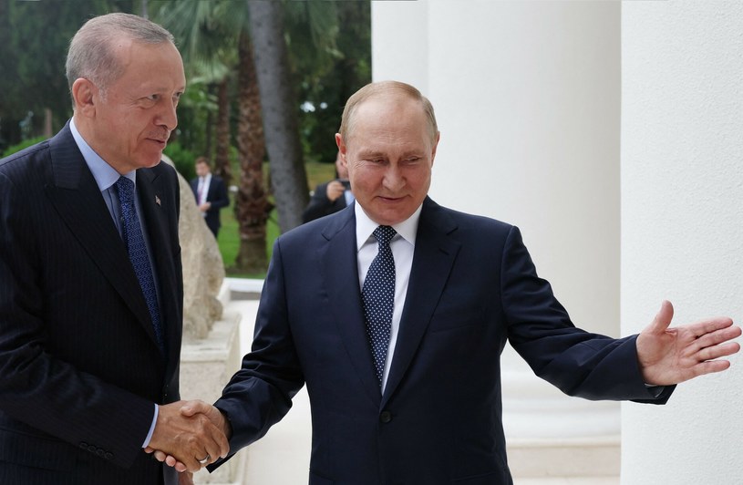 Spotkanie Erdogana i Putina w sierpniu 2022 roku; zdj. ilustracyjne /MURAT KULA/AFP/East News /East News