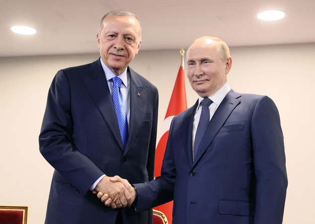 Spotkanie Erdogana i Putina /SERGEI SAVOSTYANOV /SPUTNIK/ KREMLIN POOL MANDATORY CREDIT /PAP/EPA