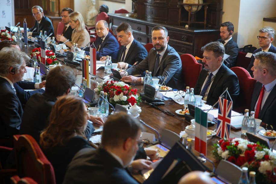 Spotkanie Grupy E5 w Krakowie /	Łukasz Gągulski /PAP