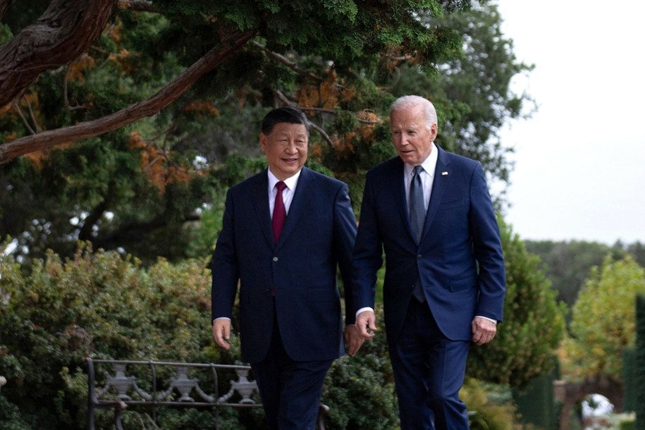 Spotkanie Joe Bidena z Xi Jinpingiem w 2023 roku /BRENDAN SMIALOWSKI/AFP/East News /East News