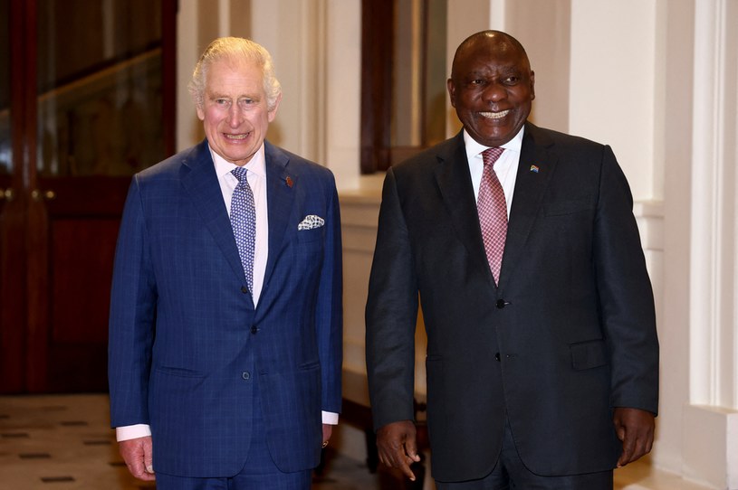 Spotkanie króla Karola III z prezydentem RPA, Cyrilem Ramaphosą /Agencja FORUM