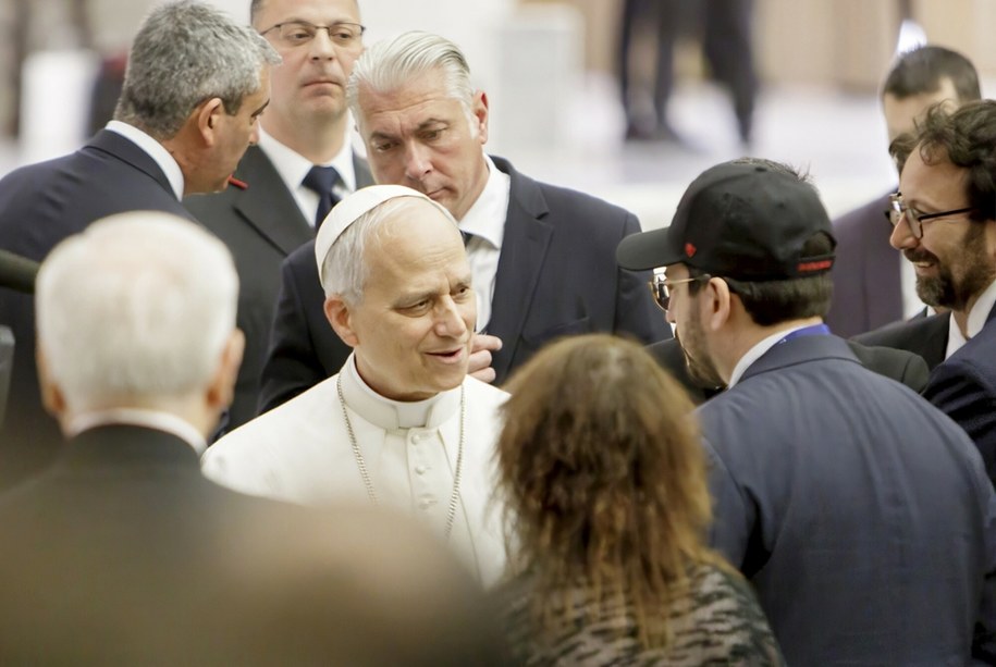 Spotkanie Leona XIV z dziennikarzami. /Tomasz Zukowski/East News /East News