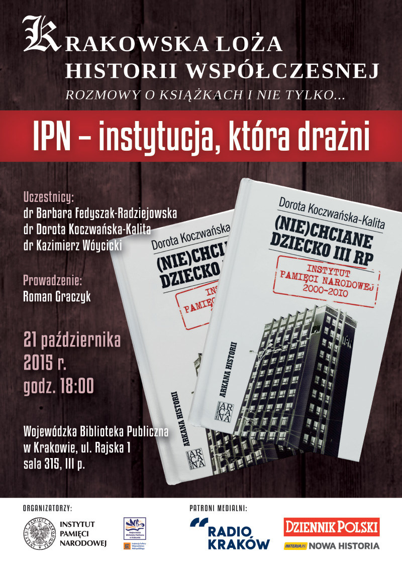 Spotkanie odbędzie się 21 października w Bibliotece przy Rajskiej w Krakowie /materiały prasowe
